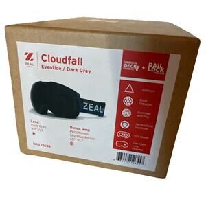 Zeal Optics Cloudfall Ski/Snowboard Goggles W Bonus Lens Eventide/Dark Grey